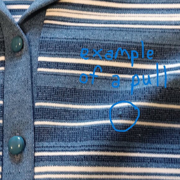 Vintage 60s D'Alliard's Striped Scooter Dress Box Pleat Mod Blue Grey Gray White - Picture 11 of 15